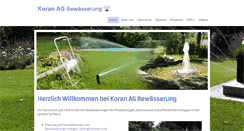 Desktop Screenshot of koran-bewaesserung.ch